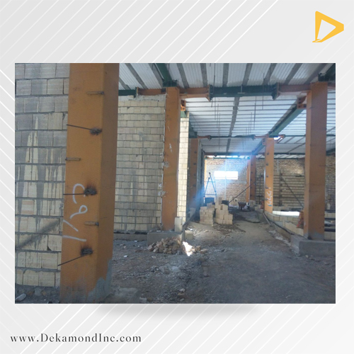 اجرای اسکلت فلزی-dekamondinc.com